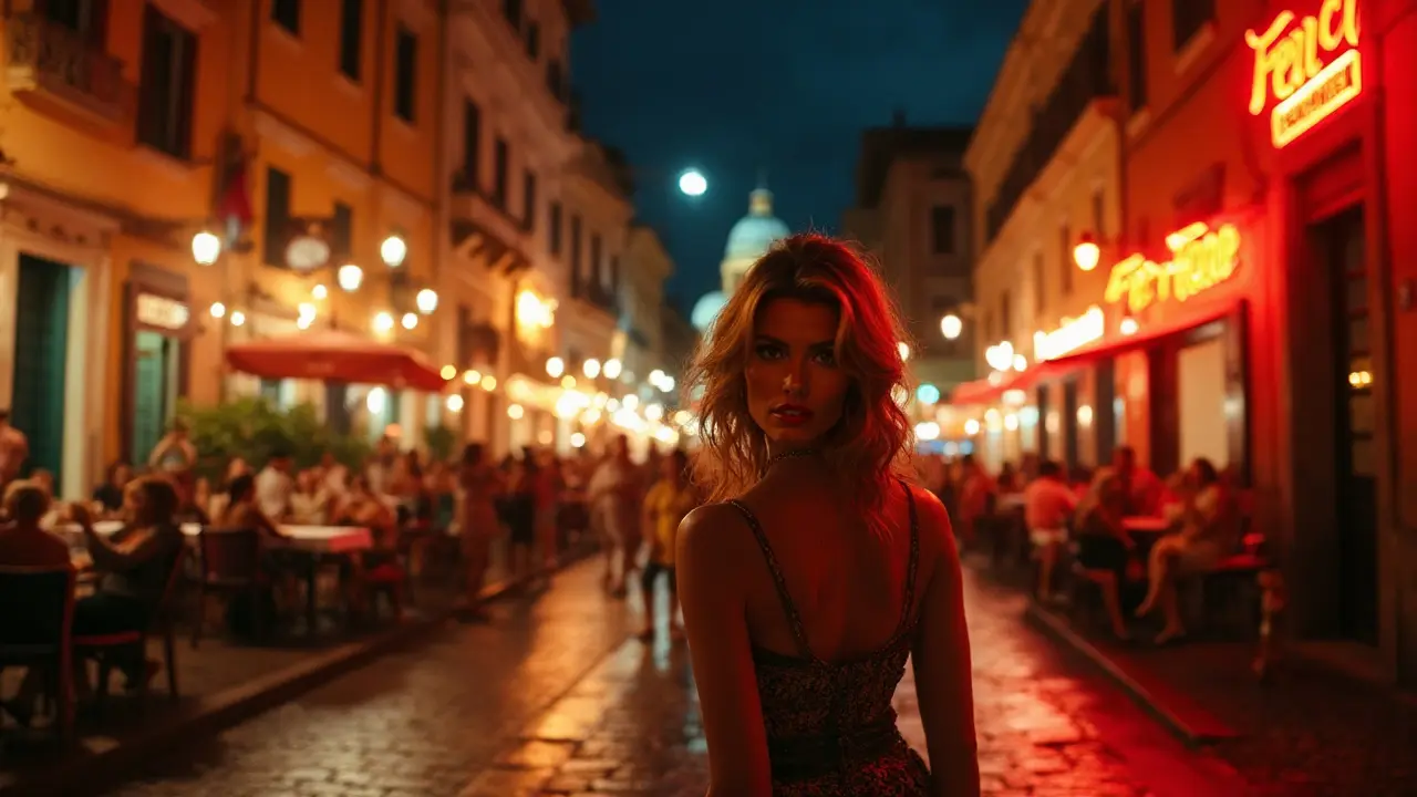 Eveline Dellai’s Rome: Where Seduction and Nightlife Ignite